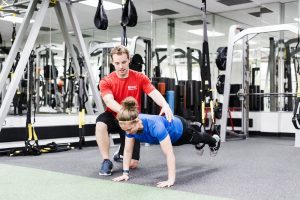 Personal Training at fitness center gym
