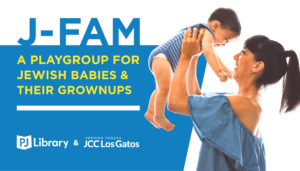 J-Fam, a playgroup for Jewish babies and their grownups. PJ Library and Addison-Penzak JCC.